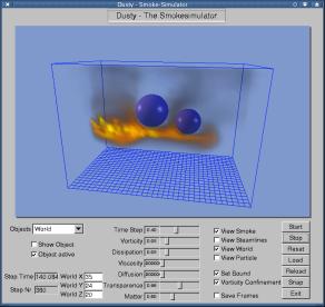 Smoke simulation